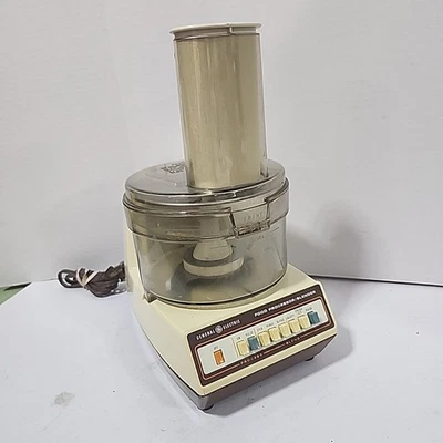 GE General Electric Food Processor Vintage Works Perfectly!  Cat. No. D1FP2-4203 - Image 1 of 4