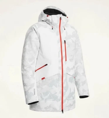 Spyder Gore-Tex Infinium Down Jacket White Camouflage Men’s 2XL Limited Edition - Image 1 of 4