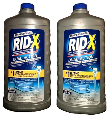 PACK 2 RID-X Tratamiento Séptico Profesional, 3 Meses de Suministro de Líquido, 24Oz cada uno Foto 1 de 4