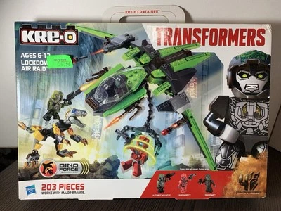 KRE-O Transformers LOCKDOWN AIR RAID Kreo A6956 Dino Force Hound Sideswipe Nuevo Foto 1 de 2