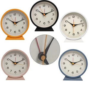Sleek Metal Bedside Clock with Luminous Face for Easy Nighttime Viewing - Picture 1 of 20