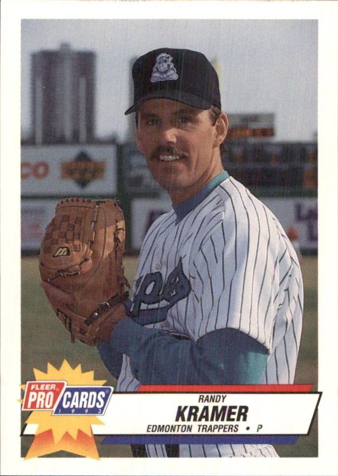 Randy Kramer 1993 Fleer ProCards #1132 RC Edmonton Trappers *AutographDen* - Image 1 of 2