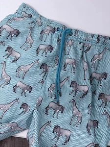 Mr. Swim Herren gefütterte Badehose Zebra/Giraffenmuster Größe XXL - Bild 1 von 5