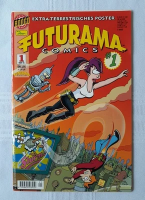 Futurama #1 GERMAN Edition (NoPoster) By Bongo COMICS Group Nov. 2000 (VF) - Image 1 of 4