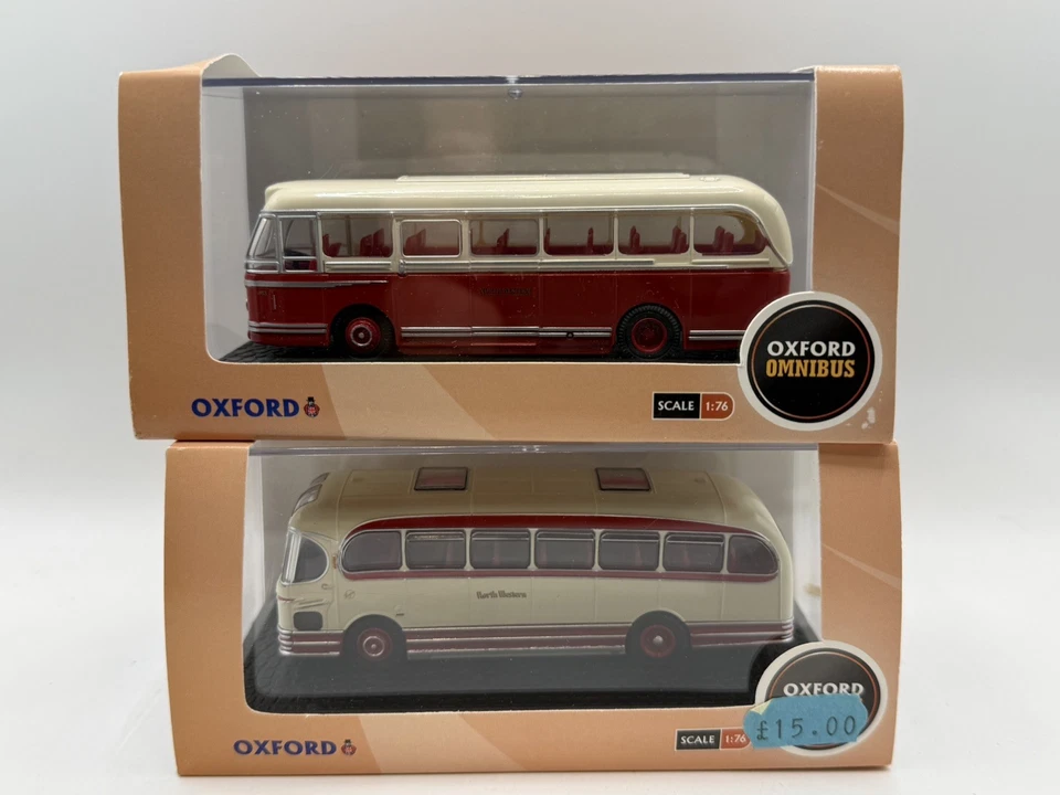 Paquete de autobús modelo Oxford diecast 1:76 X2 sin usar, en caja coleccionables Foto 1 de 4