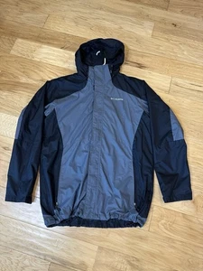 Columbia Men's Interchangeable Sportwear Jacket Size LT Front-Zip Black/Gray - Picture 1 of 9