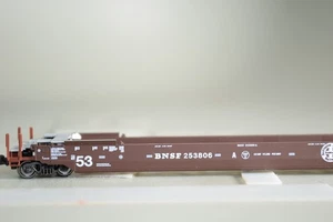 96004 N Scale KATO BNSF 3 UNIT DOUBLE STACK CAR SET no containers - Picture 1 of 10