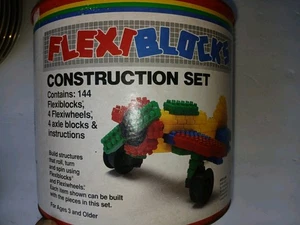 Flexi Blocks - Flexi swivels Fun Set/ Flexi Toys/ Building Blocks Vintage 1991 - Picture 1 of 5