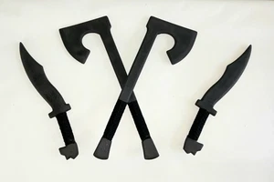 Juego de brocas tácticas de entrenamiento Tomahawk cuchillo broca giratoria vikingo de polipropileno - Imagen 1 de 3