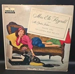 Miss Ella Fitzgerald & Mr. Gordon Jenkins - Listen & Relax Vinyl DL8696 - Picture 1 of 5