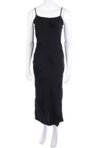 KOOKAI Maxikleid Flock Print F 2 = D 36 schwarz - Bild 1 von 4