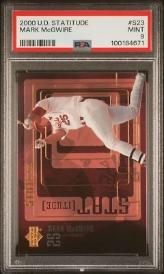 2000 UPPER DECK STATITUDE #S23 MARK McGWIRE PSA 9 *MINT* - Image 1 of 2