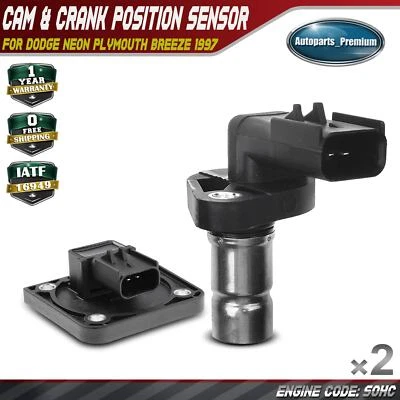 Sensor de posición del árbol de levas y cigüeñal para Dodge Neon Plymouth Breeze 1997 SOHC Foto 1 de 4