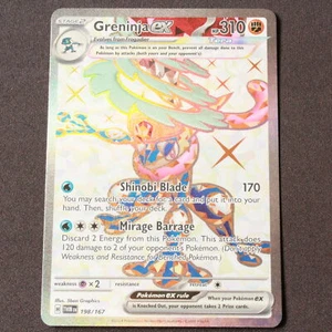 Greninja ex 198 NM Pokemon SV06: Twilight Masquerade Ultra Rare Holofoil - Picture 1 of 2