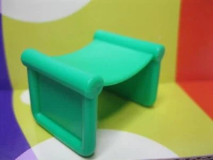 Casa rodante vintage TYCO cámper furgoneta calle sésamo conjunto de silla de taburete verde juguete muebles - Imagen 1 de 1