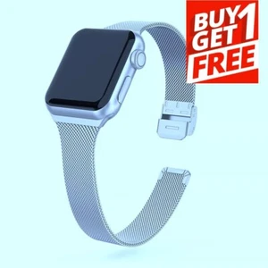 For Apple Watch Series 10 9 8 7 6 Metal Strap for Ladies Women 38/40/41/42/44/45 - Picture 1 of 9