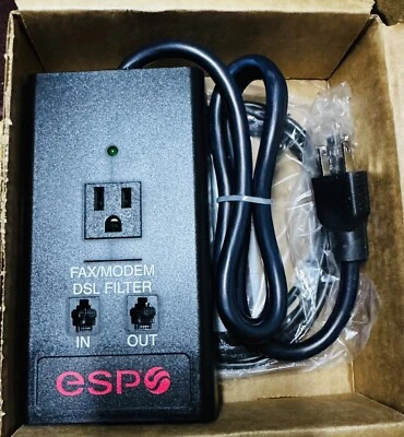 ESP MFP-1 Surge Protector Noise Filter 120 Volt / 15 Amp Single Outlet NEW - Image 1 of 2