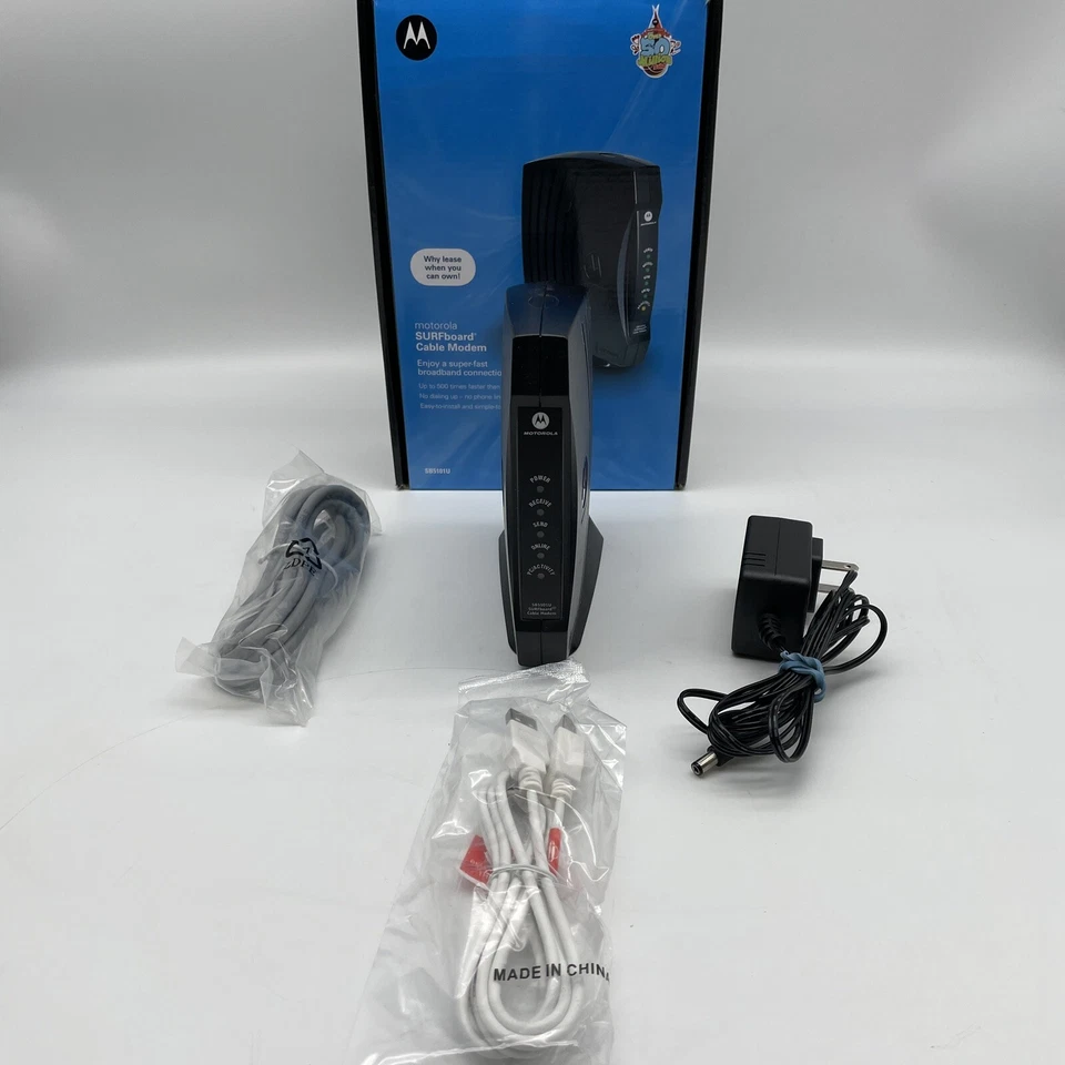 Motorola SURFboard SB5101U Cable Modem Hi Speed Internet Modem Tested - Image 1 of 4