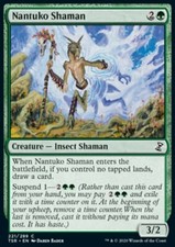 Magic the Gathering MTG Nantuko Shaman (221) Time Spiral Remastered   LP
