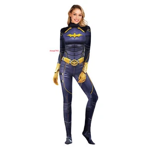 Gotham Knights Nightwing Batwoman Cosplay Costume Jumpsuit Outfit Women Men Suit - Picture 1 of 10