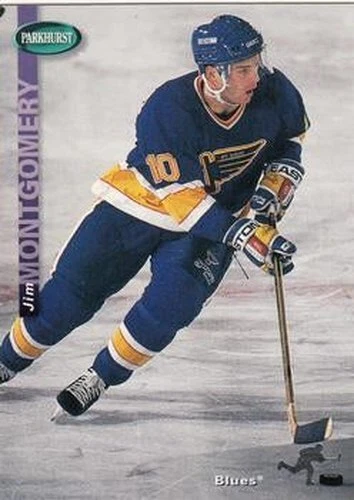 #198 Jim Montgomery - St. Louis Blues - 1994-95 Parkhurst Hockey - Image 1 of 1
