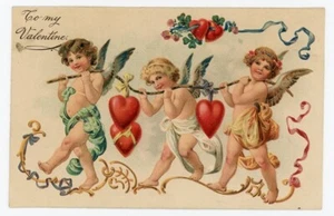 Querubines para llevar corazones de San Valentín serie 7185 7188 - Imagen 1 de 2