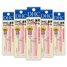 ( Pack of 5 ) DHC moisture Lip Cream Olive Oil Aloe Vitamin E Lip Balm 1.5g