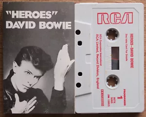 DAVID BOWIE - HEROES (RCA INTK5066) EARLY 80s UK CASSETTE TAPE REISSUE *READ* - Picture 1 of 6