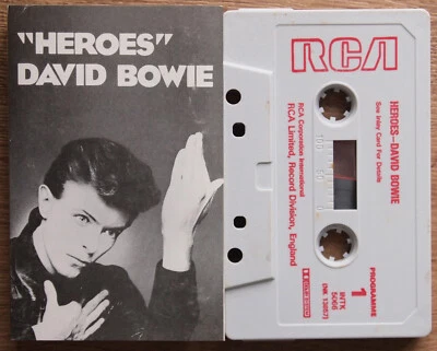 DAVID BOWIE - HEROES (RCA INTK5066) EARLY 80s UK CASSETTE TAPE REISSUE *READ* - Image 1 of 4