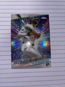 2024 Topps Chromes Tyler Soderstrom Stars of MLB Rookie Card- Athletics - Foto 1 di 2