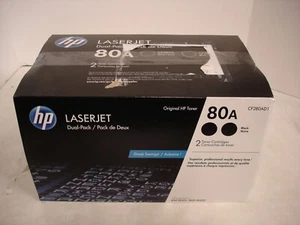 CARTUCHOS DE TÓNER GENUINOS HP CF280A 80A CF280AD1 para LASERJET 400 M401 MFP - Imagen 1 de 2