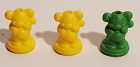 Vintage Mattel Pop Your Popples Board Game Replacement Parts Bear Pawns Lot/3
