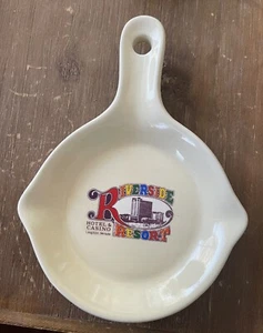 Riverside Resort Hotel & Casino Bob Laughlin Nevada Ceramic Spoon Rest M Ware - Picture 1 of 5