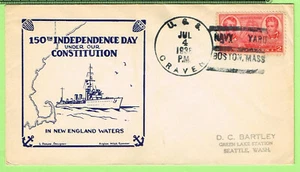 USS Craven DD 382 Independence Day 4. Juli 1938 KB: Navy Yard Boston MASS - Bild 1 von 1