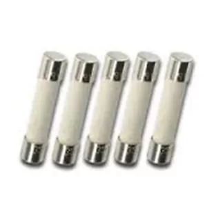 5x Fusible Cerámico de Soplado Lento 0.1A 125v/250v, T100ma 0.1 Amp, 5x20mm (3/16" X 3/4") - Imagen 1 de 1