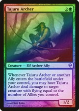 Tajuru Archer FOIL Zendikar NM Green Uncommon MAGIC GATHERING CARD ABUGames