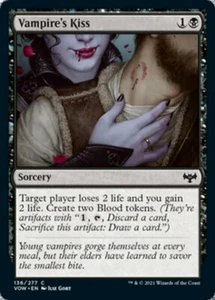 VAMPIRE'S KISS x4 ~mtg NM-M Innistrad: Crimson Vow 4 Common - Picture 1 of 1