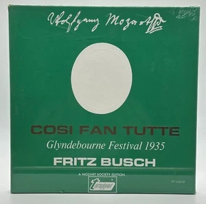 Fritz Busch 3-Disc Lp Mozart Cosi Fan Tutte On Vox - Sealed Vinyl Box Set - Picture 1 of 2