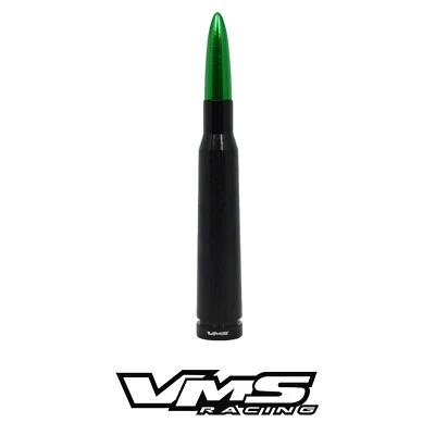 ANTENA BALA VMS RACING 5" CALIBRE 50 PARA FORD MUSTANG 94-04 NEGRO VERDE Foto 1 de 4