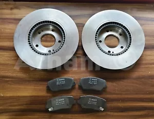 Hyundai Creta Fr Brake Disc & Fr Brake Pad Set LH & RH OEM 51712A0000 58101A0A00 - Picture 1 of 10
