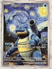 Pokémon Van Gogh Blastoise Starry Night Custom Card