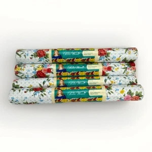 PIONEER WOMAN Non-Adhesive Shelf Liner Lot of 4 rolls 20" Inches x 6' feet NEW - Picture 1 of 13