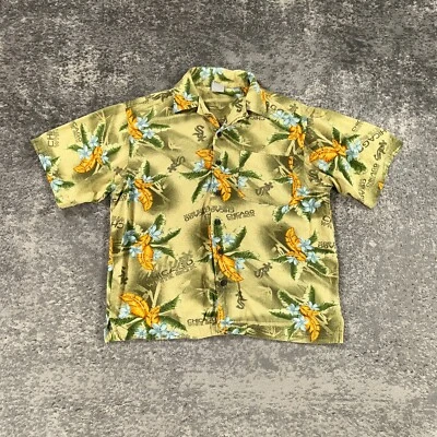 Гавайская мужская рубашка Chicago White Sox средний размер желтый цветочный узор вискоза - Изображение 1 из 4