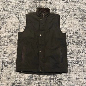 Dubarry Of Ireland Mayfly Waxed Cotton Gilet Vest Mens Medium Primaloft New $269 - Picture 1 of 15