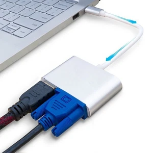 USB3.1 -C zu VGA -C zu VGA 1 Adapter () USB3.1 Adapteradapter - Afbeelding 1 van 11