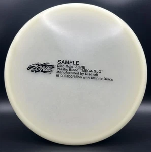 Discraft Mega Glo Zone SAMPLE LIMITED RUN 173-174g 500 MADE Black Foil New - Picture 1 of 4