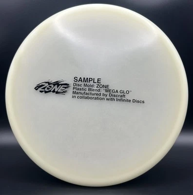 Discraft Mega Glo Zone SAMPLE LIMITED RUN 173-174g 500 MADE Black Foil New - Image 1 of 4