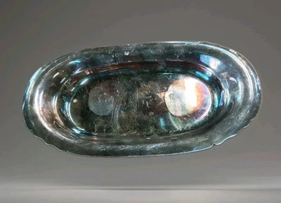 Reed & Barton 1952 SILVERPLATE "Mayflower 5000" SMALL SERVING TRAY (10" x 5.5") - Image 1 of 4