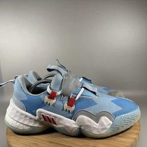 Adidas Trae Young 1 Ice Trae Men 10.5 Low Basketball Sneakers Blue - Picture 1 of 8