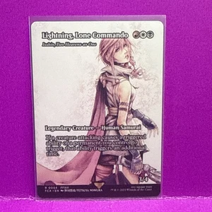 Lightning, Lone Commando - N/M Final Fantasy Magic The Gathering MTG - Bild 1 von 2